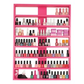 Esmaltero Exhibidor Maquillaje Repisa Multiuso Grande 80x60                                                                                           