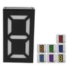 Solar LED House Number Light Garden Solar Powered Address Sign
