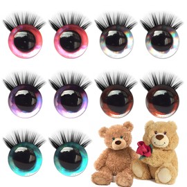 Plastic Safety Eyes 12mm Glitter Safety Eyes with Washers