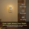 AUVON Plug-in LED Backlit Night Light with Motion Sensor &