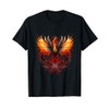 Phoenix Rising Reborn Rejuvenation Fire Phoenix Bird T-Shirt