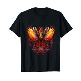Phoenix Rising Reborn Rejuvenation Fire Phoenix Bird T-Shirt