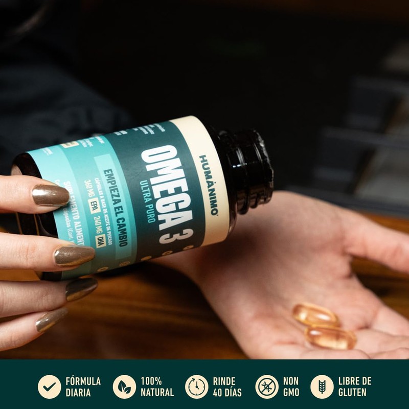 HUMÁNIMO | Omega 3: Aceite de Pescado. Apoyo a la
