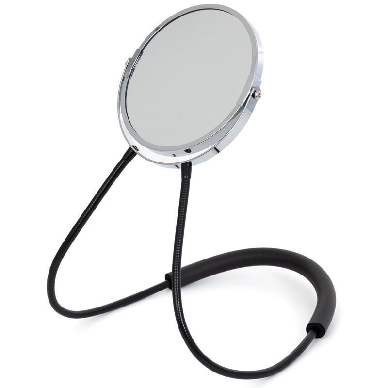 GRANDECO Double Sided Mirror, Standard Viewing and 5X Magnification, Mirror'