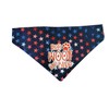 Red, Woof and Blue Stars Over the Collar Dog Bandana