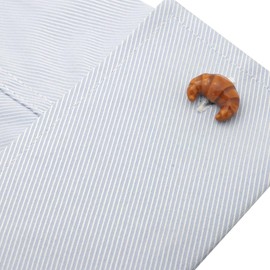 コーヒー クロワッサン カフス カフスボタン カフリンクス n01406