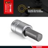 Teng M121512c Hex Bit Socket 12mm 1/2in Square Drive