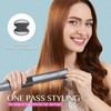 LANVIER Hair Straightener Flat Iron, 2 in 1 Hair Straightener