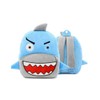Mochila preescolar de felpa animalitos (Tiburon)