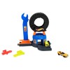 Hot Wheels City - Mega Centro Gomme, pista multidirezionale con