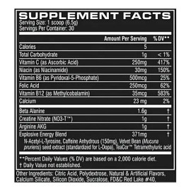 Suplemento en polvo Cellucor Aminoácido de C4 sabor cherry limeade x 180g                                                                             