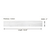 Luxdecor Real Wood Wall Planks - White Shiplap Boards 5"