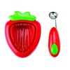 Joie Strawberry Huller and Slicer, Red