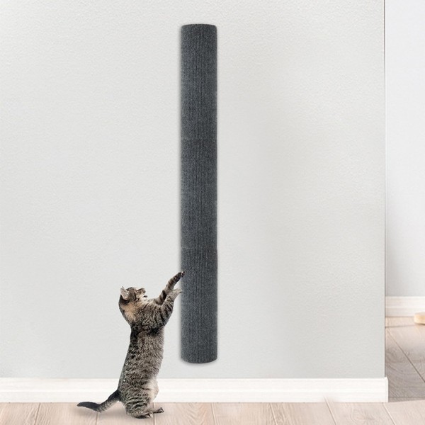 LDHHYH 35" Wall Mounted Cat Scratcher, Sisal Scratching Post, Cat