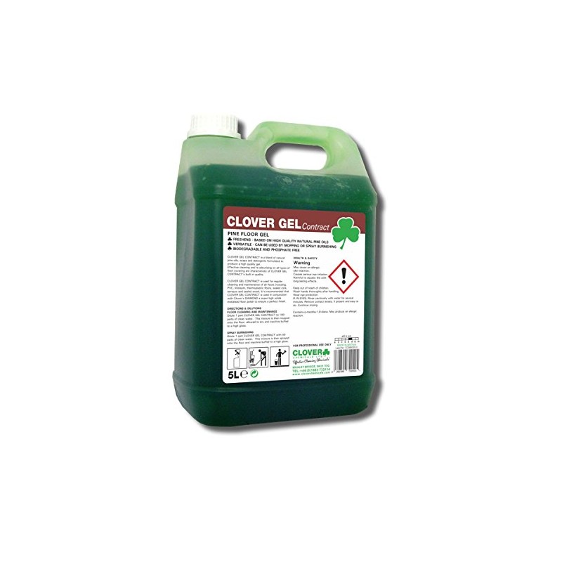 Clover Chemicals 105 Clover Gel Contract Pine Floor Gel, 5