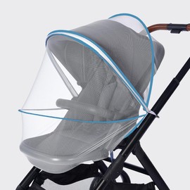 mosquitero universal para carriola de bebé con mosquitero para carriola de bebé (azul)