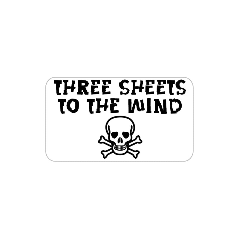 Three Sheets to The Wind Pirate - 25 Stickers Pack