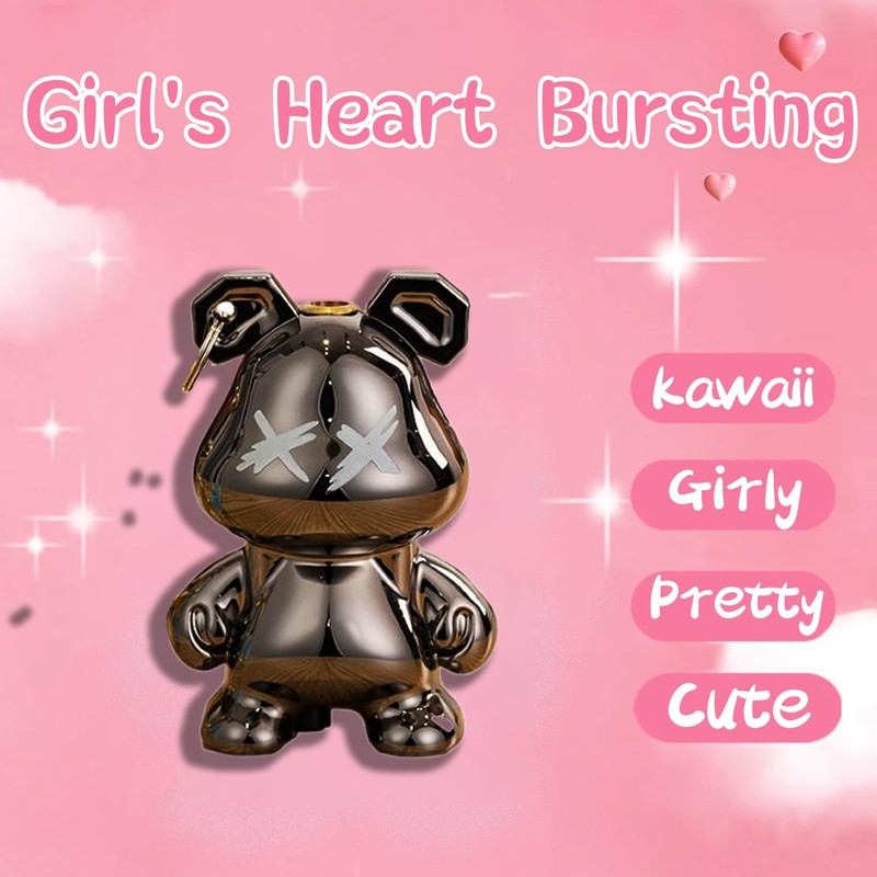 DAXXIN Cute Compact Portable Keychain Lighter, Soft Flame, Gifts for