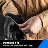 toolant NITRILE Fully-soaked Winter Work Gloves(knitwrist), Black,2XL, 1pcs