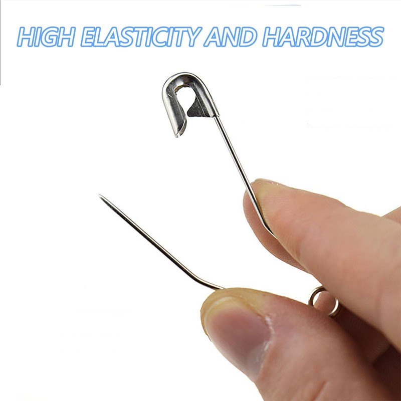 160Pcs Safety Curved Pins Large Safety Pins Crafting Quilting Sewing