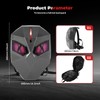 Motorcycle Backpack for Men, LED Backpack With DIY Programmable Full