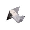 Melairy Self Adhesive 304 Stainless Steel Bathroom Square Towel Hook