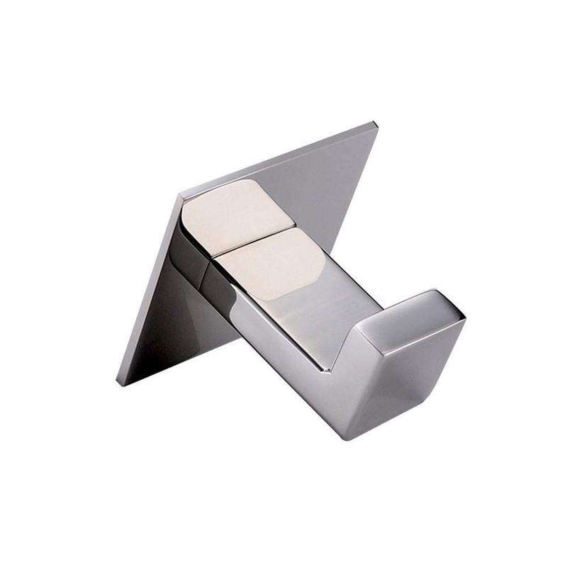 Melairy Self Adhesive 304 Stainless Steel Bathroom Square Towel Hook
