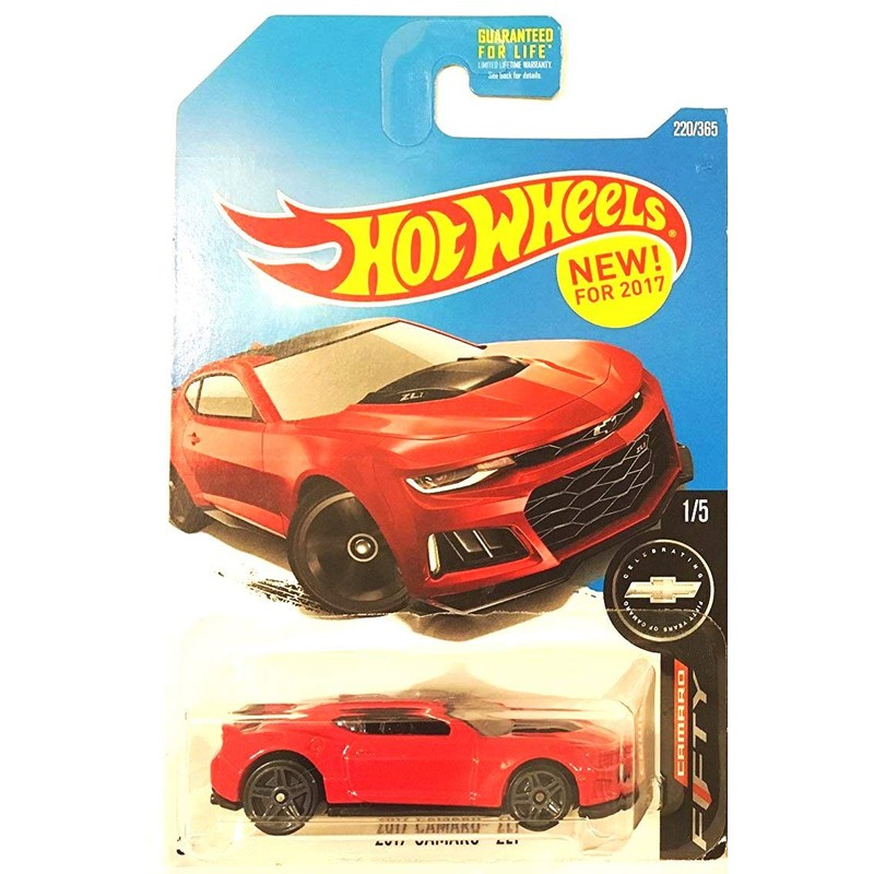 Hot Wheels 2017 Camaro Fifty 2017 Camaro ZL1 220/365, Red