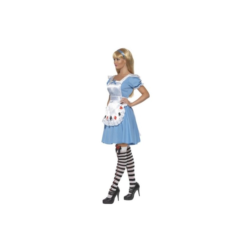 Women's Alice In Wonderland Deck of Cards Costume - S