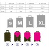 Cazqgoy Luggage Covers for Suitcases, Elastic Washable Stretch Suitcase Protector,