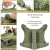 bvya Tactical Nylon Small Dog Vest Harness Adjustable Comfy Mesh