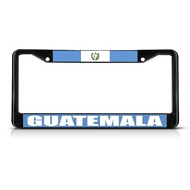 Guatemala Flag License Plate Frame Tag Holder Cover