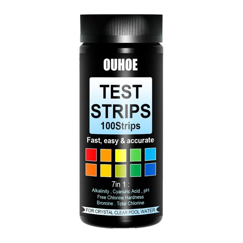 Swimming Pool Test Strips 100ct 7 in 1 Swimming Pool