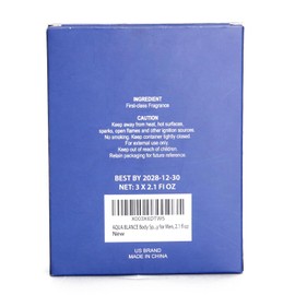 AQUA BLANCE Body Spray For Men, 2.1 Fl Oz/60 ML, Travel Size 3-Pack Set