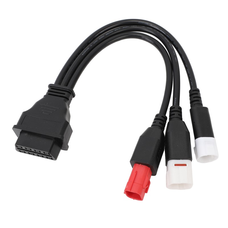 3 In 1 Motorcycle OBD Diagnostic Cable 16Pin to 3PIN