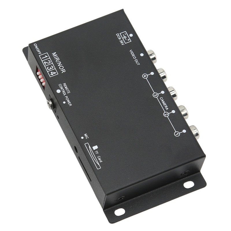 Vehicle Digital Video Recorder 4 Channel 720P DC9‑36V Universal Mini