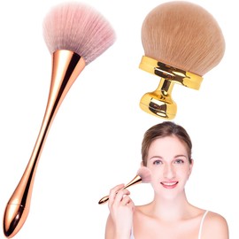 2 PCS Makeup Brushs Extra Large Body Makeup Brushs Setting Powder Brush Powder Brush Bronzers Blend Self Tanning Applicator for Foundation Blush Highlighter