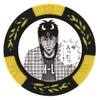 Hokushin Trading HTC Golf Marker Casino Chip Marker, Yellow, Approx.