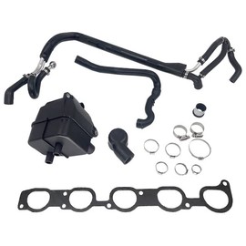 Marketplace Auto Parts PCV Trap and Breather Vent Hose Kit - Compatible with 2003-2004 Volvo XC70 2.5L Turbo