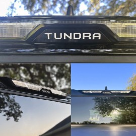 Advanced Trims 2022 2023 2024 25 Inlays for Third Light Brake Trim Plastic Letters TUNDRA WHITE