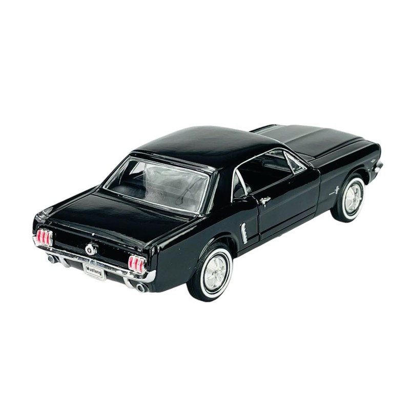 Welly Ford Mustang Coupe 1/2 Black 1964 1/24 Metal Model