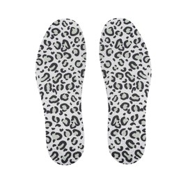 LMHCISO Insole Socks for Men Thin Insoles for Men Barefoot Insoles Women's No Show Socks Sockless Shoe Liners for Women White Shoe Insert Anti Odor