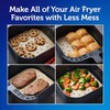 Reynolds Kitchens Air Fryer Liners Disposable, Unbleached Parchment Paper Sheets,