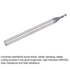 sourcing map Spotting Drill Bits 1.5mm Dia 4mm Shank 90