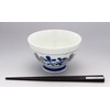 Hasami Ware Matt Arabesque Rice Bowl