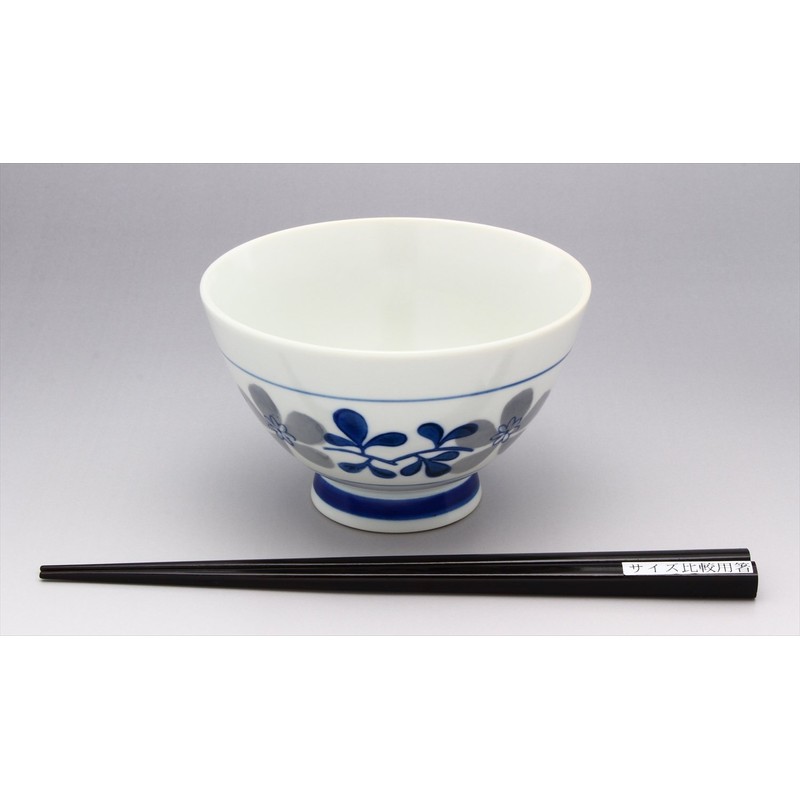 Hasami Ware Matt Arabesque Rice Bowl