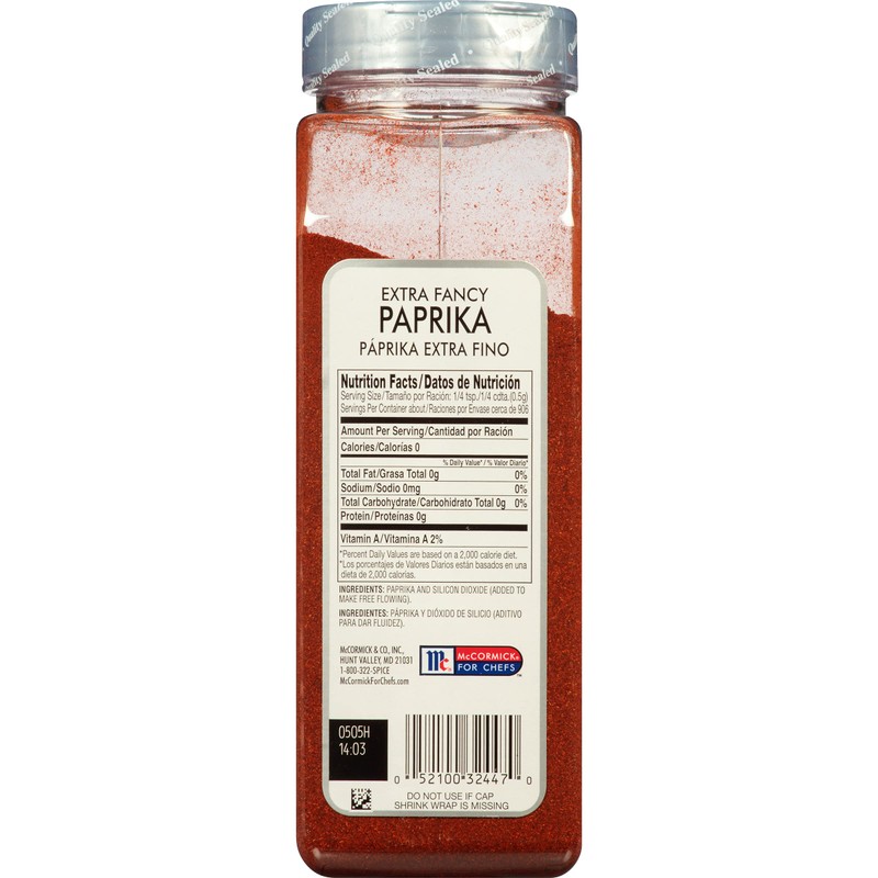McCormick Culinary Extra Fancy Paprika, 16 oz - One 16