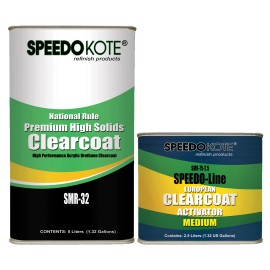 Speedokote Premium High Solids Clear Coat, Clearcoat 7.5L Med. (Mid Temp.) Kit, SMR-32/75