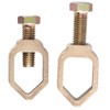 sourcing map Ground Rod Clamps Grounding Clamp 3/4" Wire Connectors