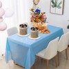 2Pcs 137*274cm Disposable Pastel Blue Table Cloth Table Covers,Easter Party